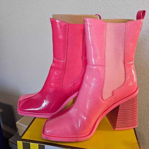 Circus by Sam Edelman Pink colorblock boots 7 - Picture 1 of 3
